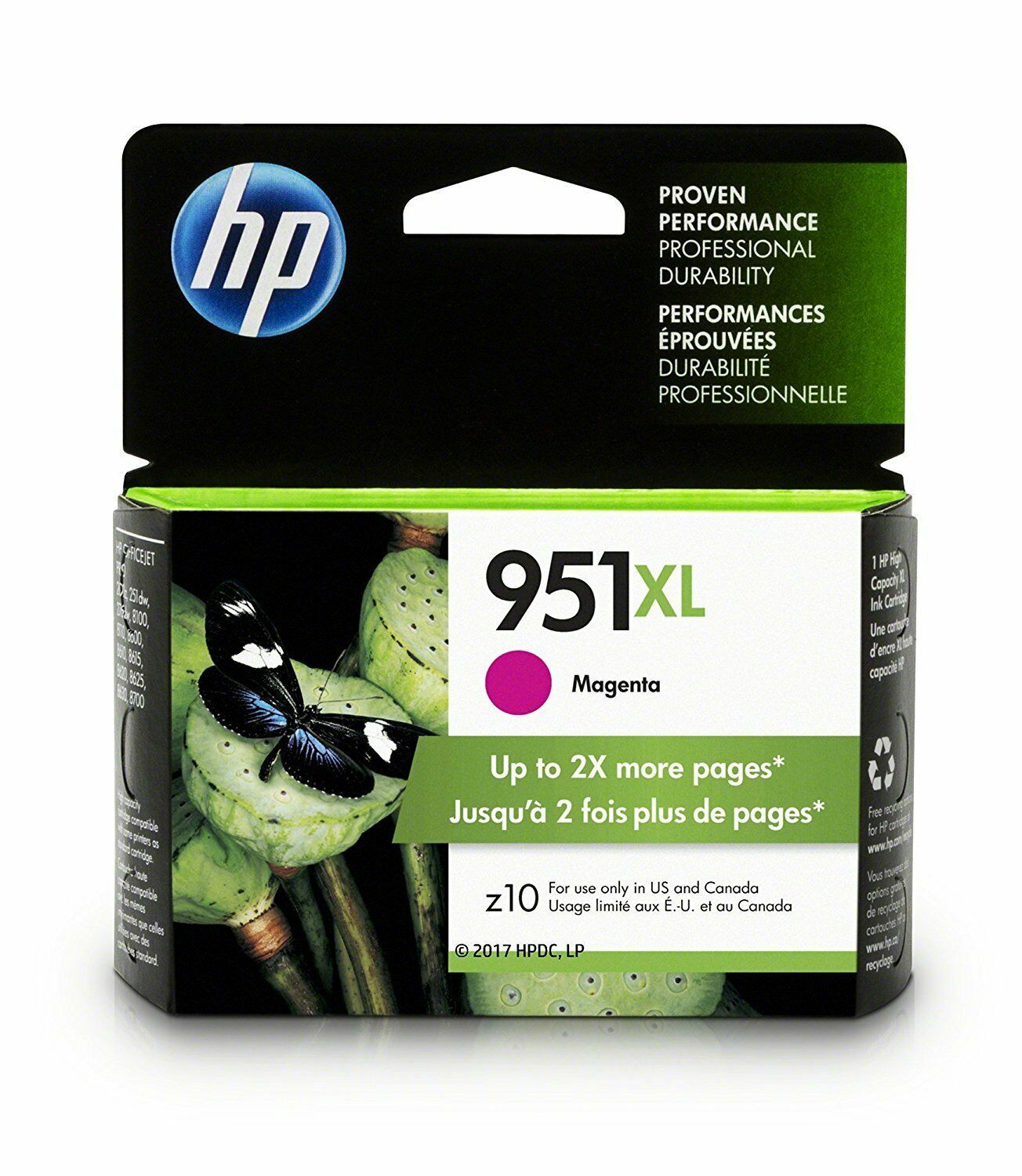 HP 951XL (CN047AN#140) Magenta Ink Cartridge