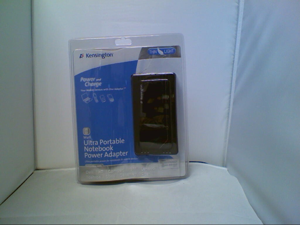 Kensington 120-Watt Ultraportable Wall Notebook PC Power Adapter (33336)
