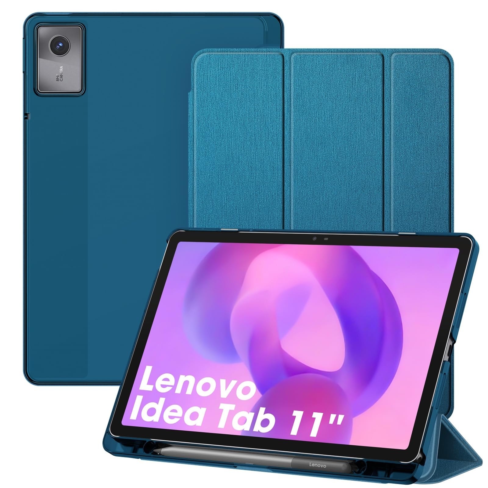 Case for Lenovo Idea Tab 11 Inch 2025, Ultra-Thin Protective Case with Auto Slee