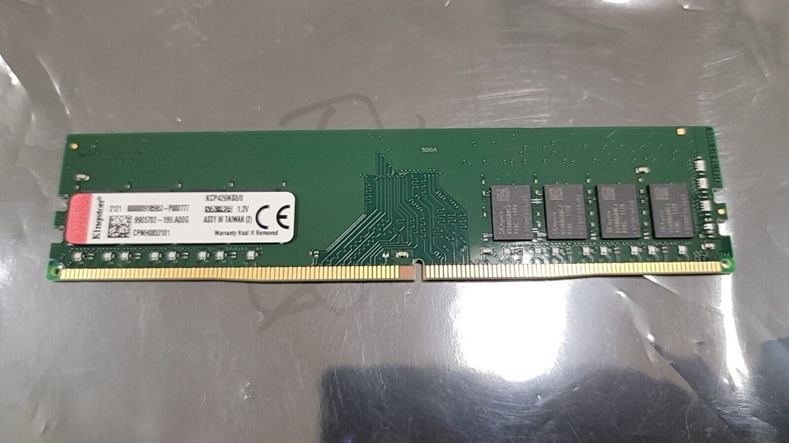 Kingston KCP426NS8/8 8GB DDR4 2666Mhz Non ECC Memory RAM DIMM for PC