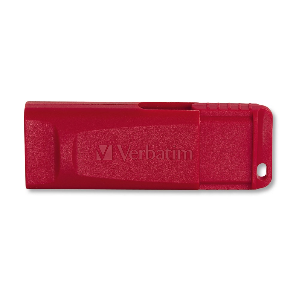 Verbatim Americas Llc 98525 Store N Go Usb Flash Drive 128Gb 2.0 Red Taa