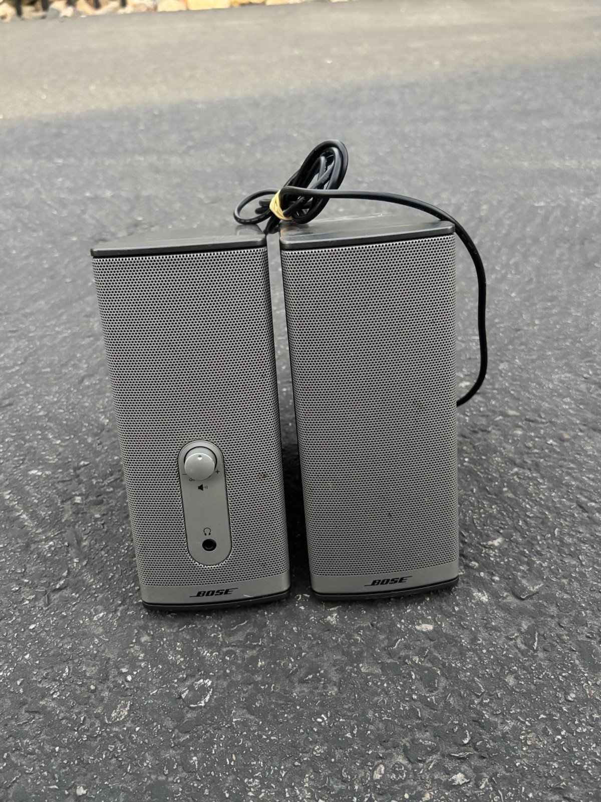 Bose Companion 2 Series II Multimedia Computer Speakers Silver Wired Untested