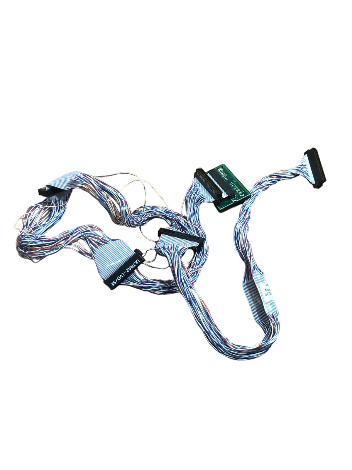 Sun Microsystems SCSI ULTRA2-LVD/SE Twist-N-Flat Cable 4-Device 497758-00 A
