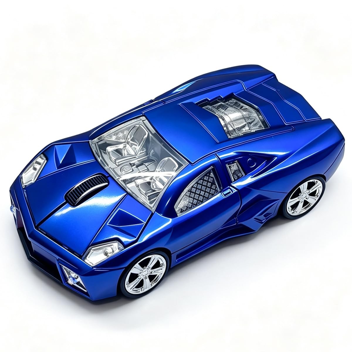 Wireless Sports Car Shaped Mouse Computer Mice Optical 2.4GHz with Headlight ...