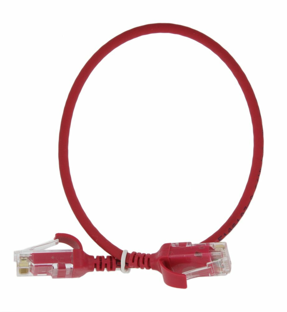 Leviton 6HHOM-1R Ultra High Flex Home 6 Patch Cable, 1-Foot, Red