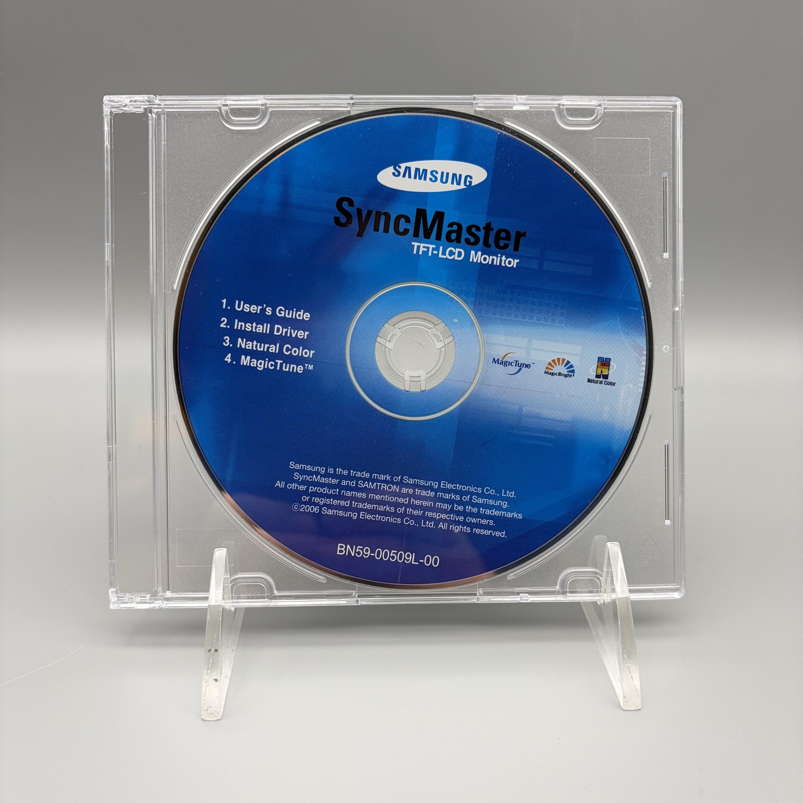 Vintage Samsung SyncMaster TFT-LCD Monitor Driver CD-ROM MagicTune Software
