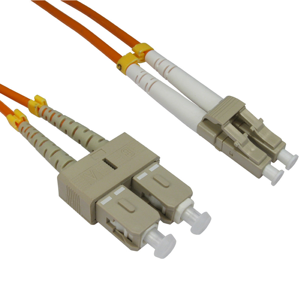 15 PACK LOT 5m LC-SC Duplex 62.5/125 OM1 Multimode Fiber Patch Cable Orange 16FT