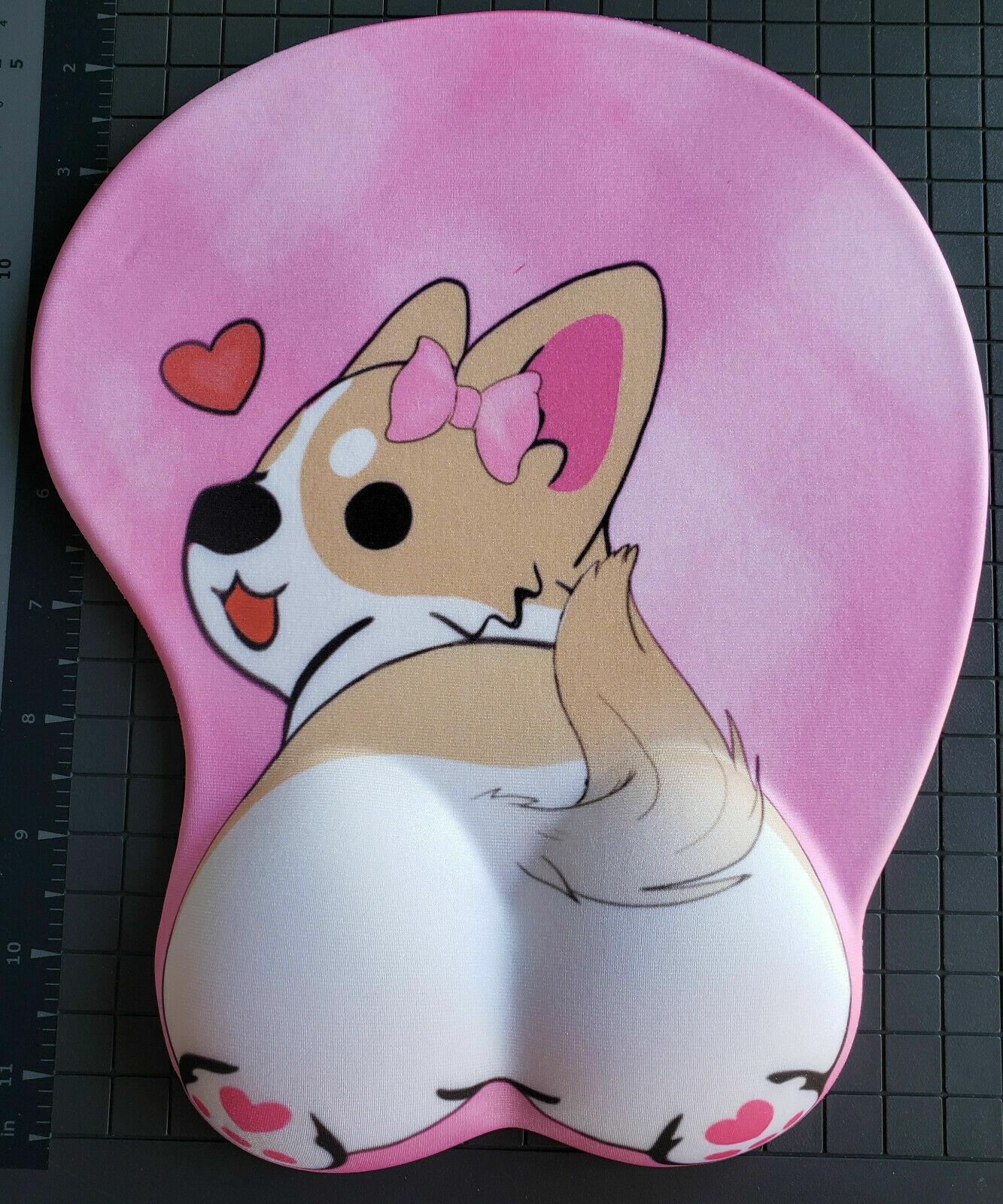 KAWAII ** CORGI DOG & PANDA CUTE Butt Oppai 3D Mouse Pad 