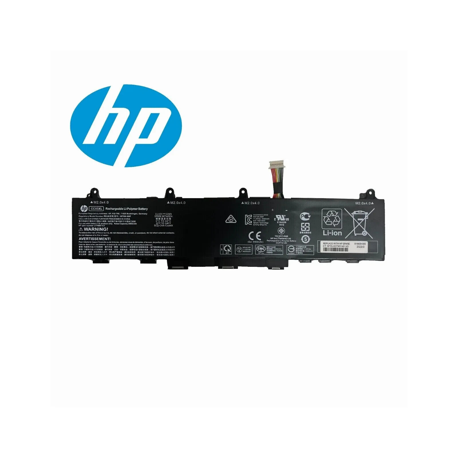 Genuine 57WH CC03XL Battery For HP EliteBook 830 835 840 845 G7 G8 HSTNN-IB9F