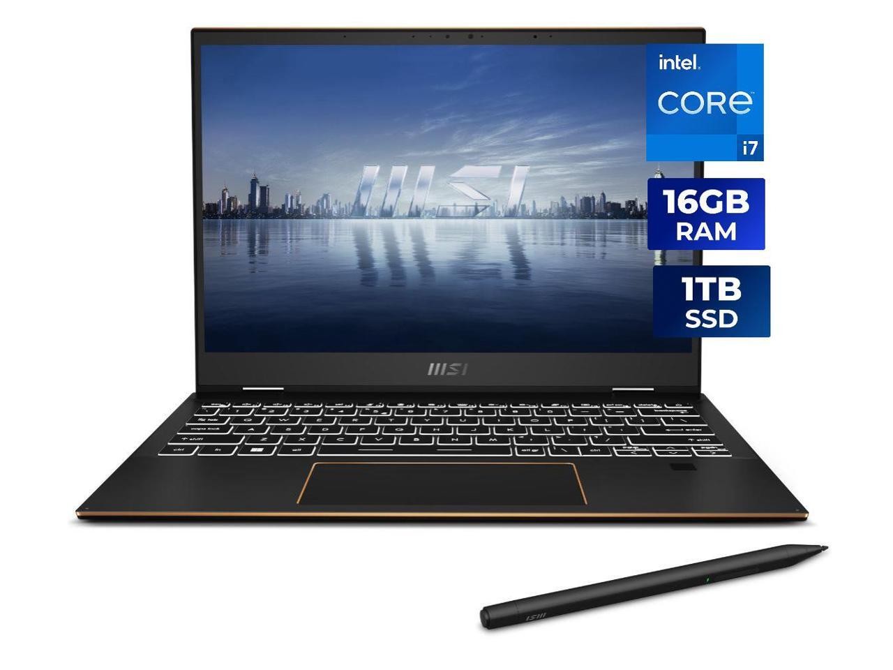 MSI Summit E13 Flip Evo Laptop Intel Core i7-1360P 16GB Memory 1 TB PCIe SSD