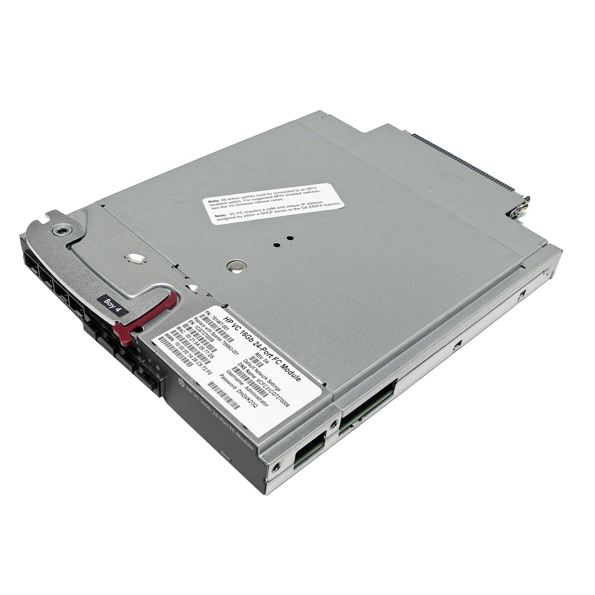 HP VC 16Gb 24-Port FC Module for BladeSystem c-Class 751467-001 759863-001