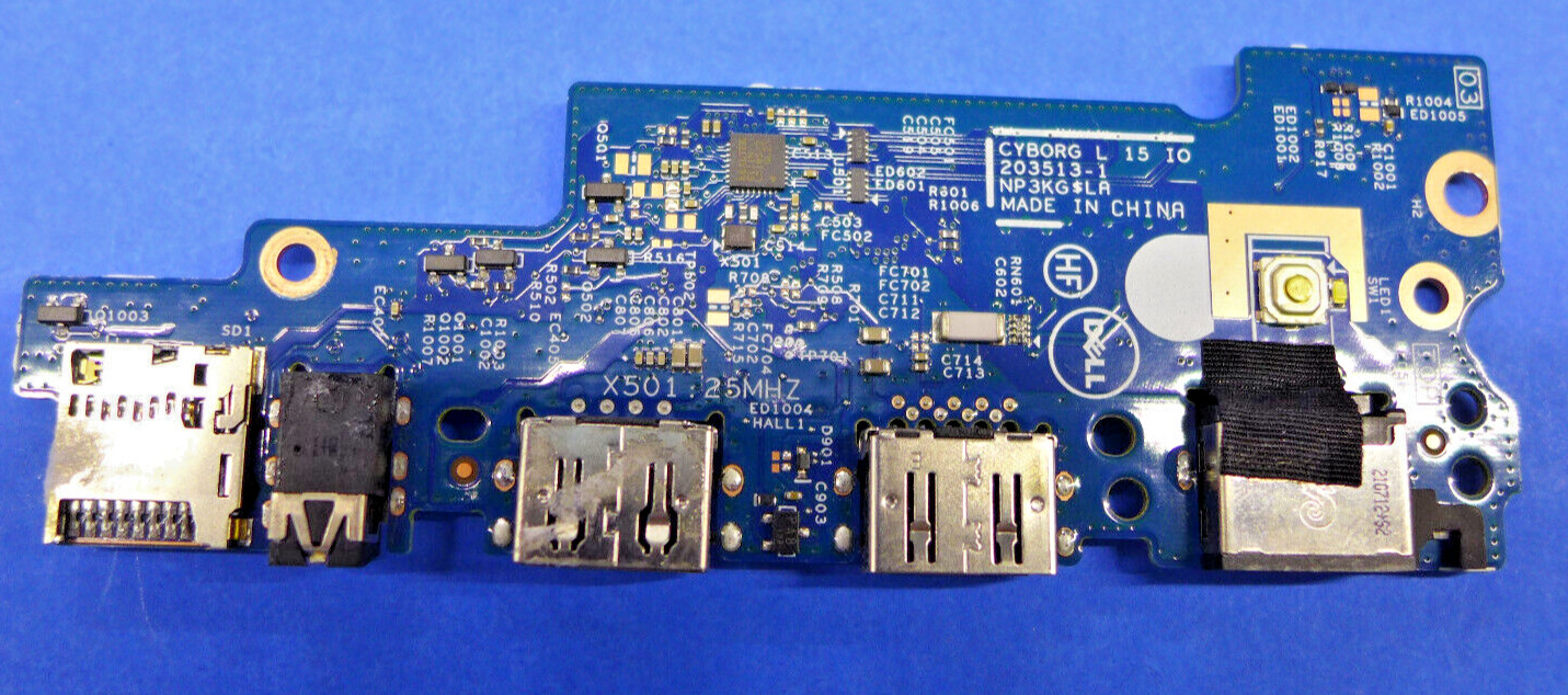 Dell Latitude 3520 Laptop Power Button USB Audio Board MCCDH