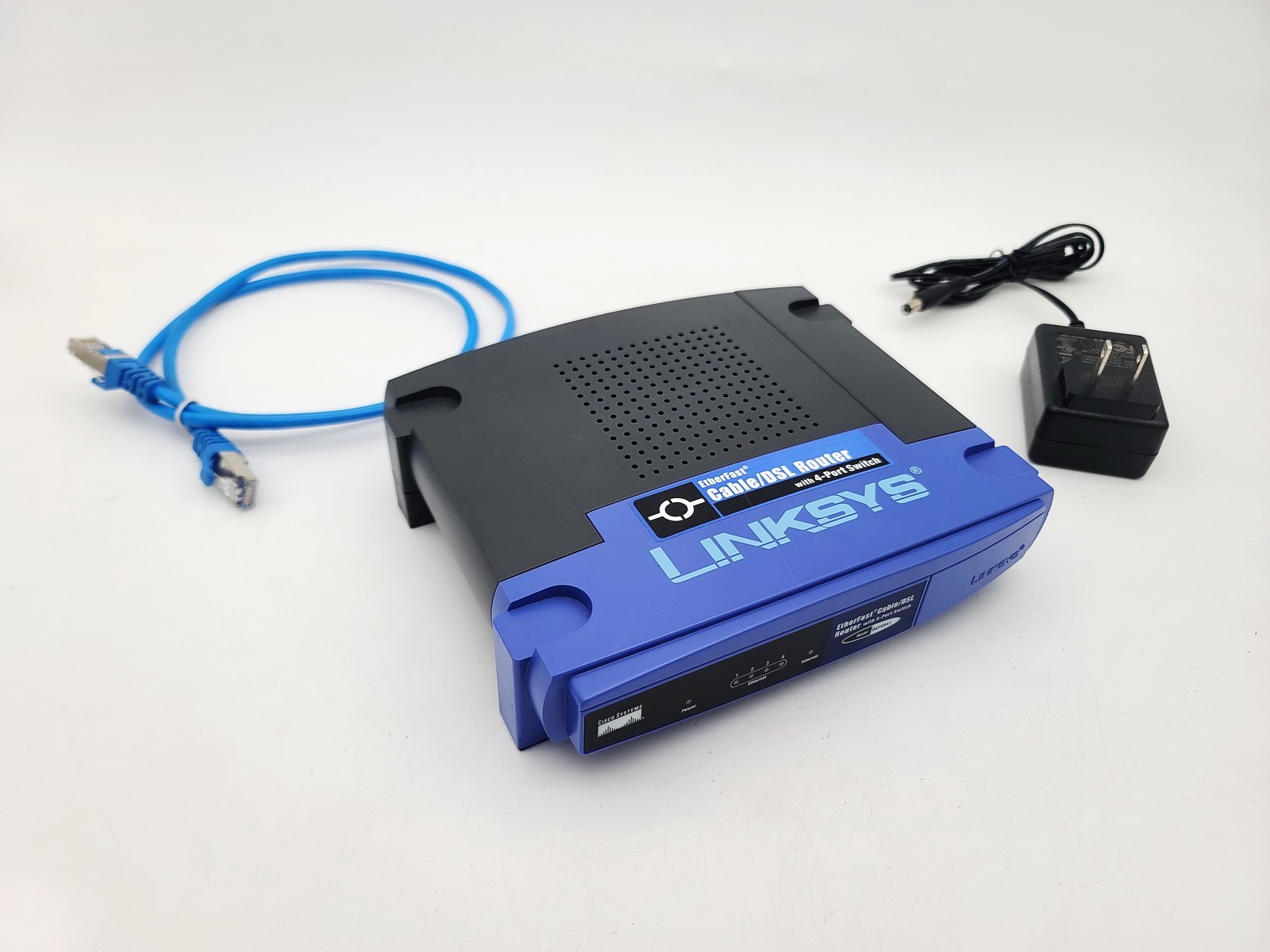 LINKSYS BEFSR41 V3 ETHERFAST 4-PORT CABLE DSL WIRED BROADBAND ROUTER SWITCH