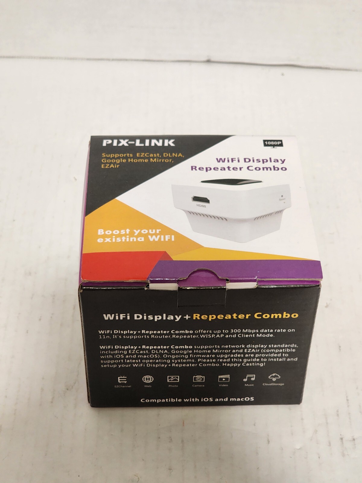 PIX-LINK New 300Mbs LV-CM3 Home Wireless Repeater Router