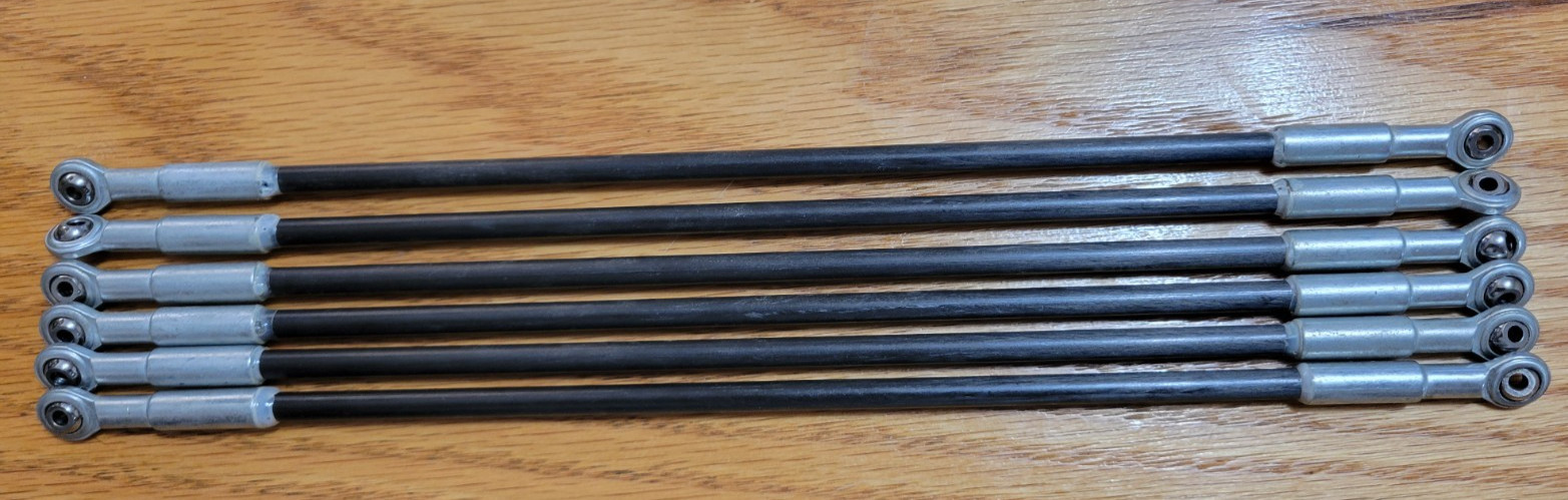 Original FLSUN 3D Printer Parallel Arm Push Rod for SR/Q5/QQ-S-PRO Fiber Carbon