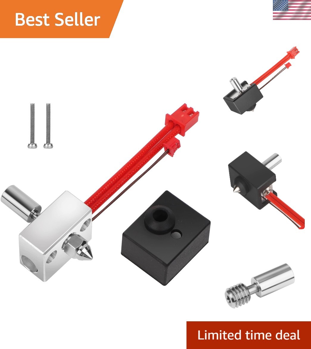 Titanium Alloy Heater Block Kit for Ender 3 Pro - Maximize Your Printing Quality