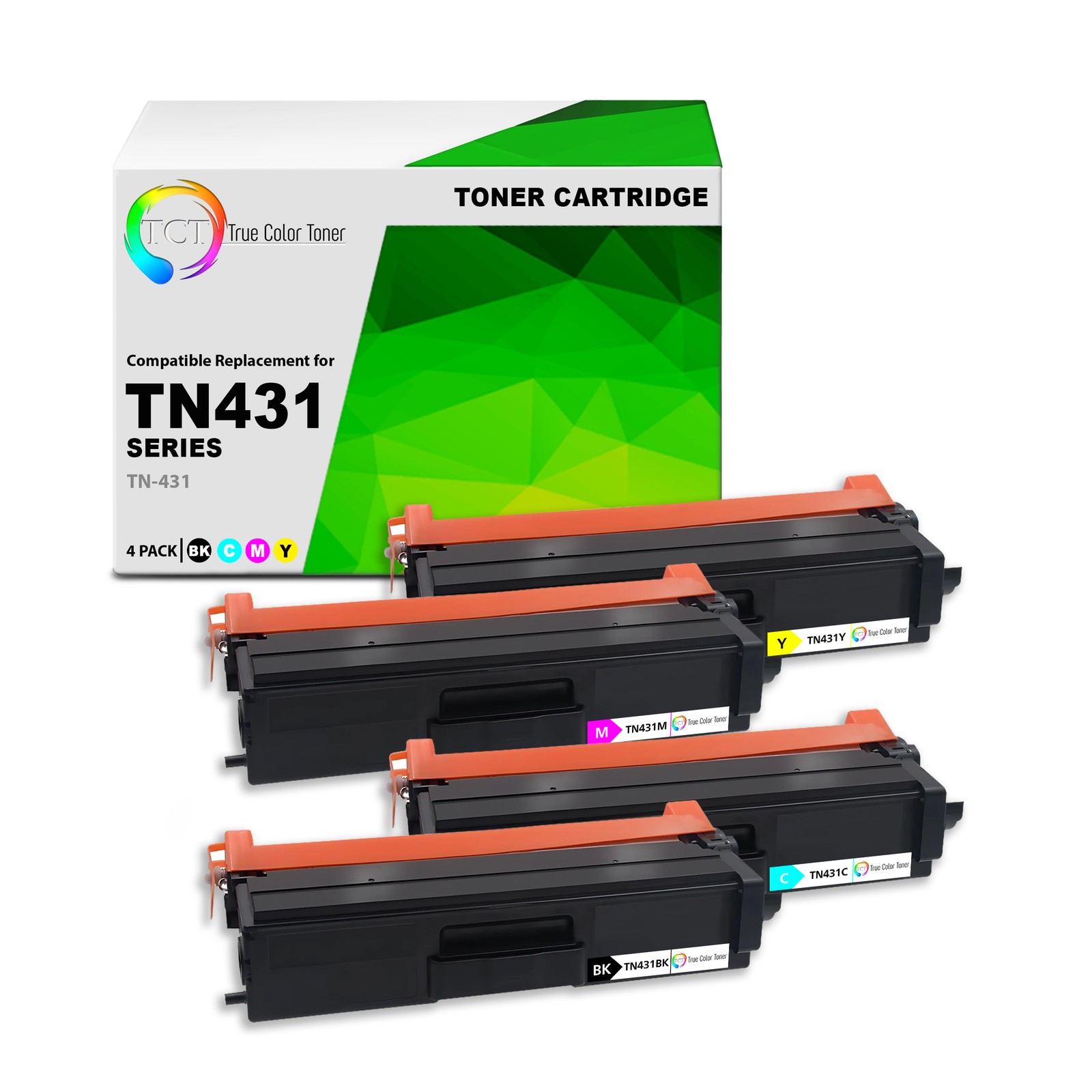 TCT 4PK TN431 / TN433 Compatible Toner set For Brother HL-L8260CDW L8360CDW