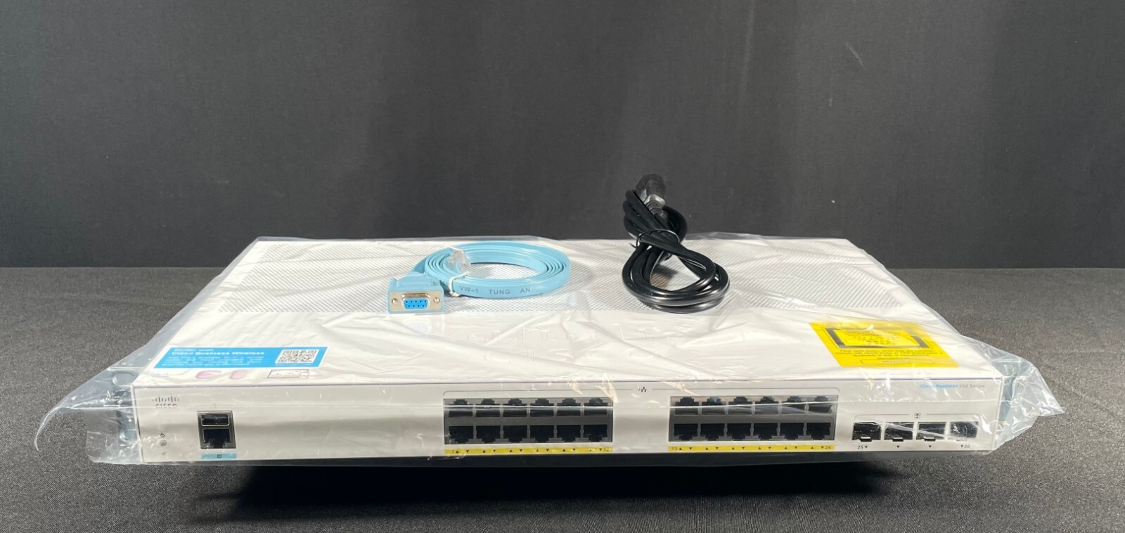 Cisco CBS250-24P-4G 24 Port PoE Gigabit Ethernet Switch- Same Day Shipping