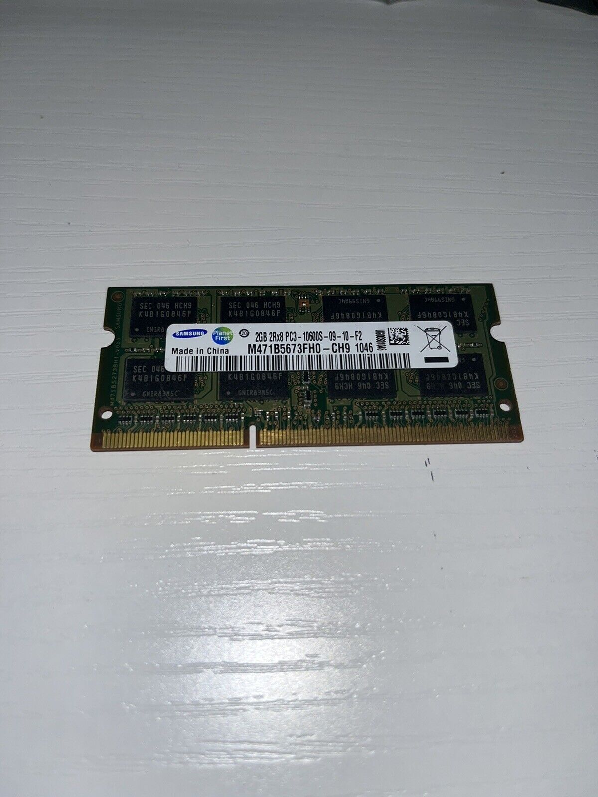 46 PCS Samsung M471B5773DH0-CH9 2GB PC3-10600S-09-11-B2 DDR3-1333MHz Memory RAM