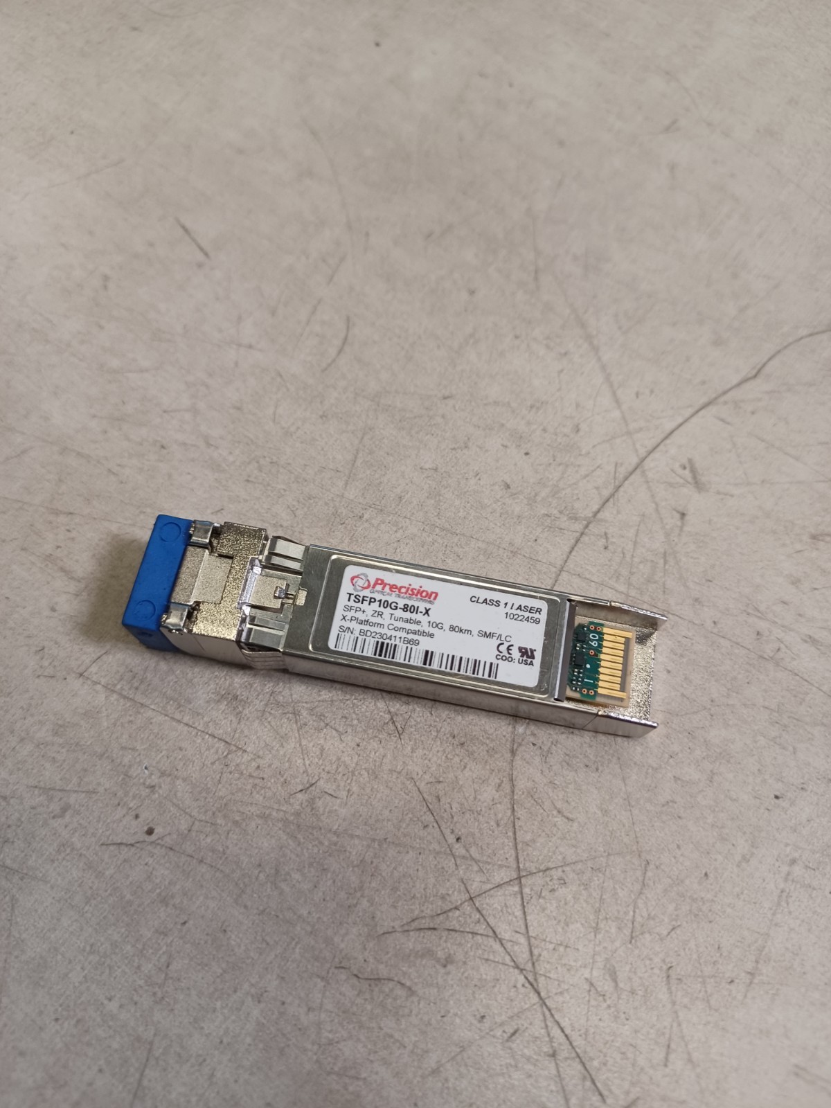 Precision TSFP10G-80I-X 10G SFP Fiber Adapter 