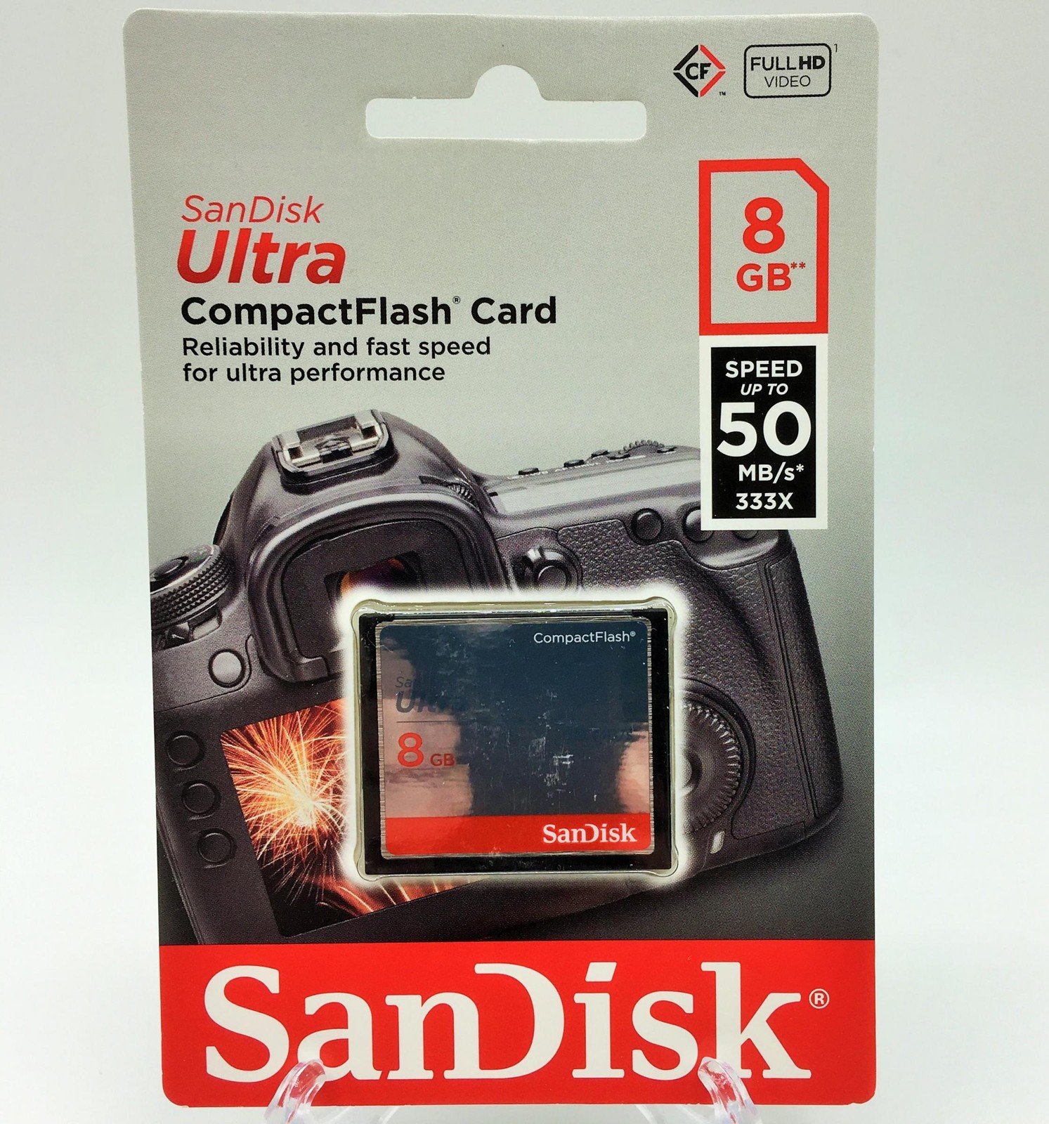 SanDisk Ultra 8GB Compact Flash Memory Card 50MB/s (SDCFHS-008G-A46)