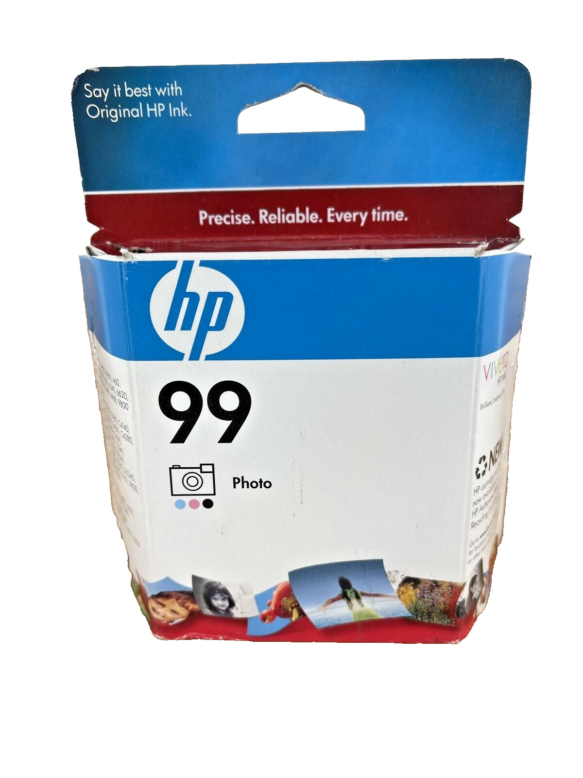 SEALED NOS HP 99 Tri-Color Photo Ink Cartridge Inkjet Printer Genuine **Exp 2010