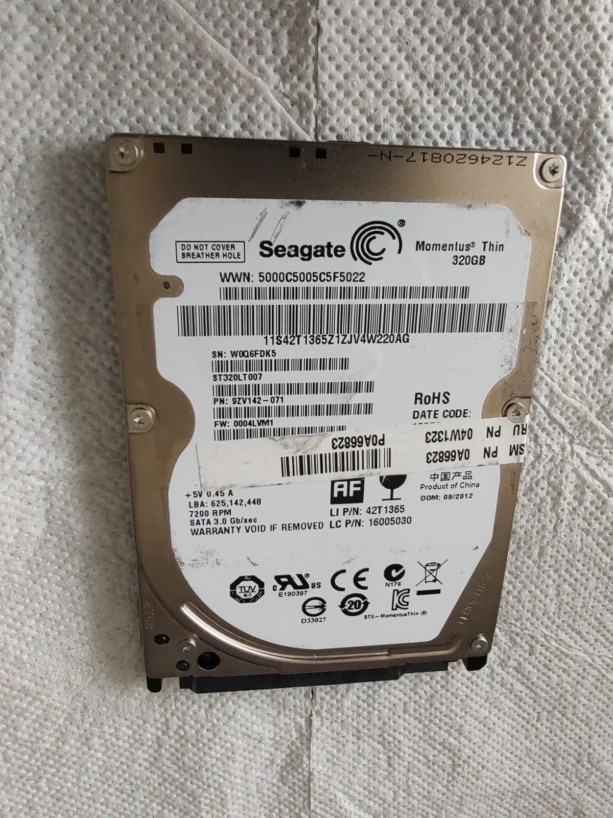 320Gb Apple HD 2.5" MacOS X EL Capitan For Mac Mini MacBook MacBook Pro