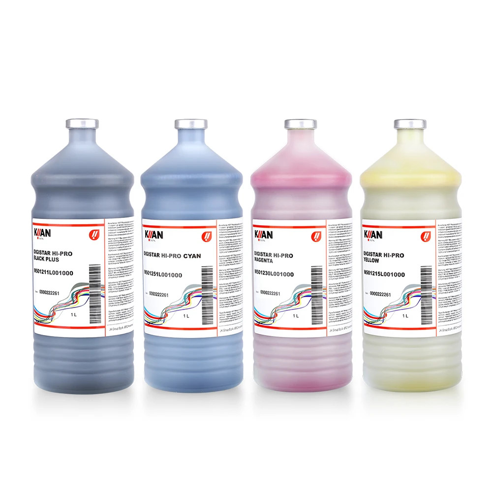 4*1000ML Italy Kiian Sublimation Dye Ink for Mutoh Mimaki DX5 DX7 Printer Head