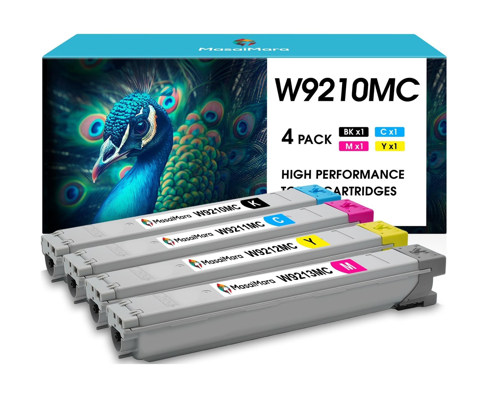 MasaiMara 4-Pack High Capacity W9210MC W9211MC W9212MC W9213MC Compatible Ton...