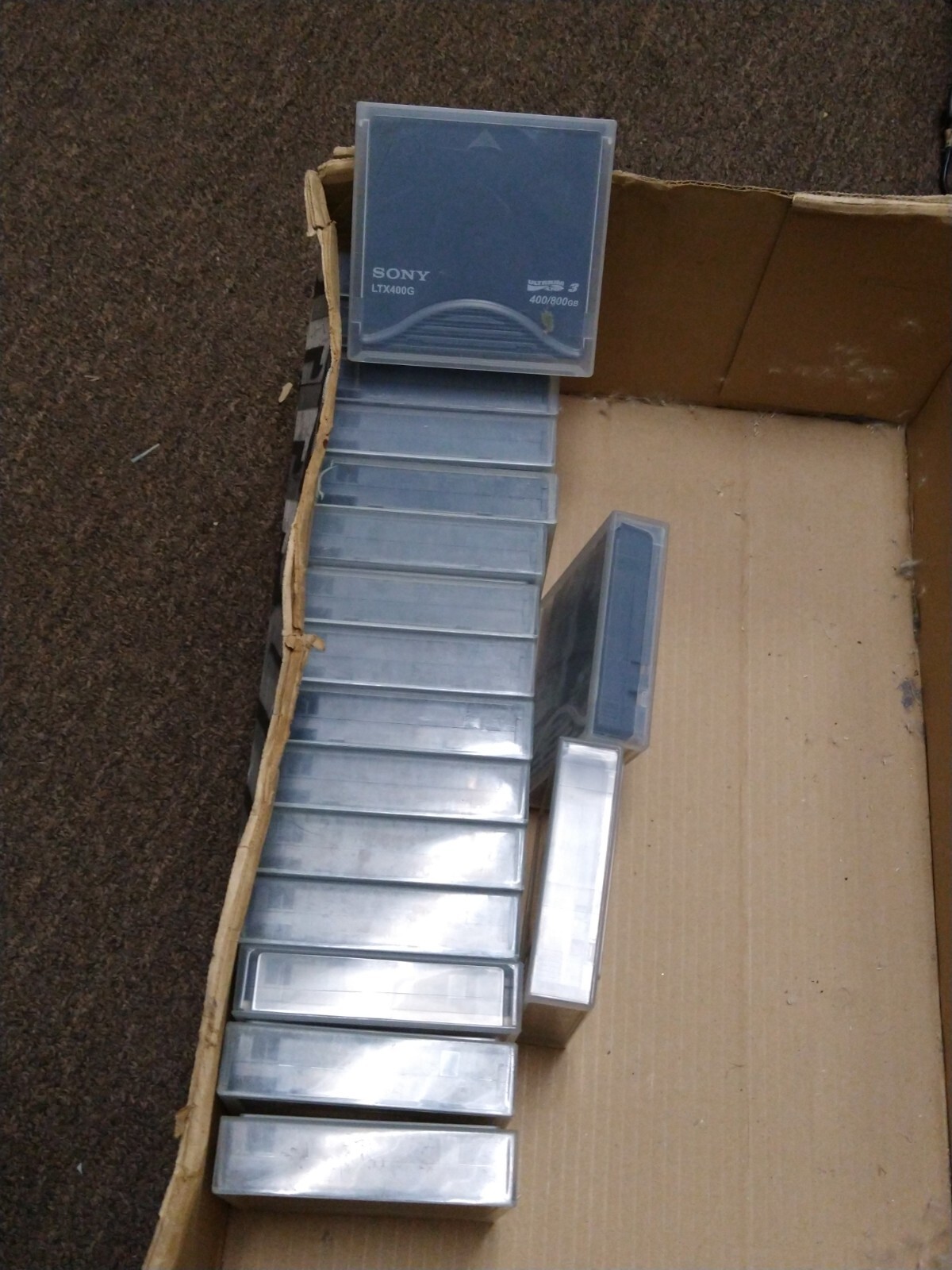 Sony LTX400G 800GB LTO Ultrium 3 Data Cartridges Lot of 19