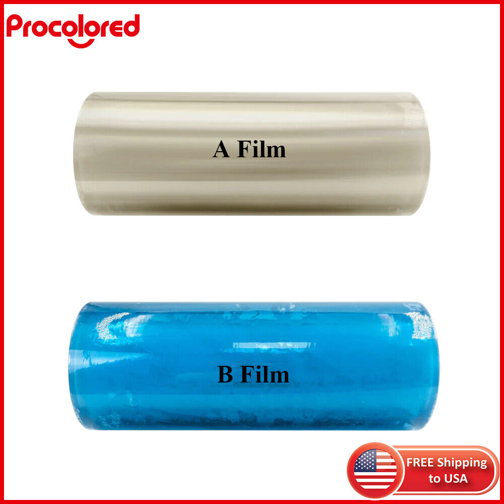 Procolored 2 Rolls 50m A+B Film Transfer Sticker Film fit for A3 UV DTF Printer 