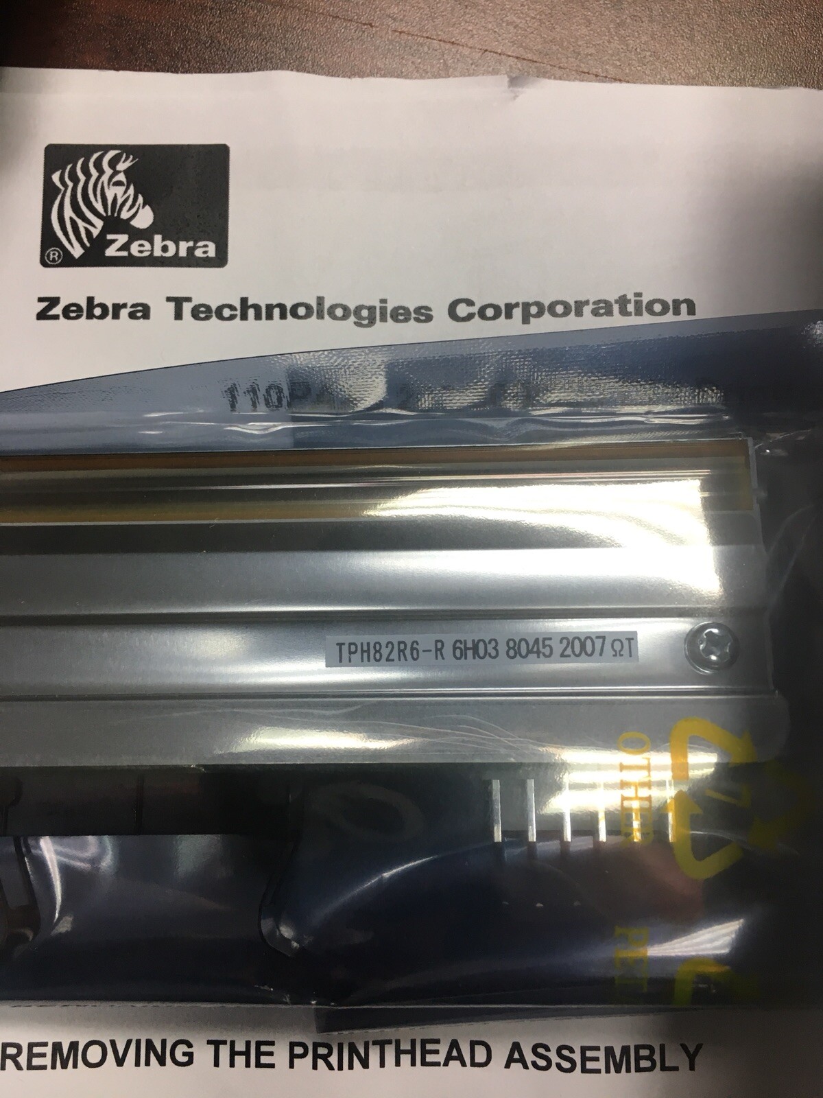 ZEBRA PRINTHEAD **ORIGINAL** TPH82R6 TPH82R6-R 600DPI PRINTHEAD NEW