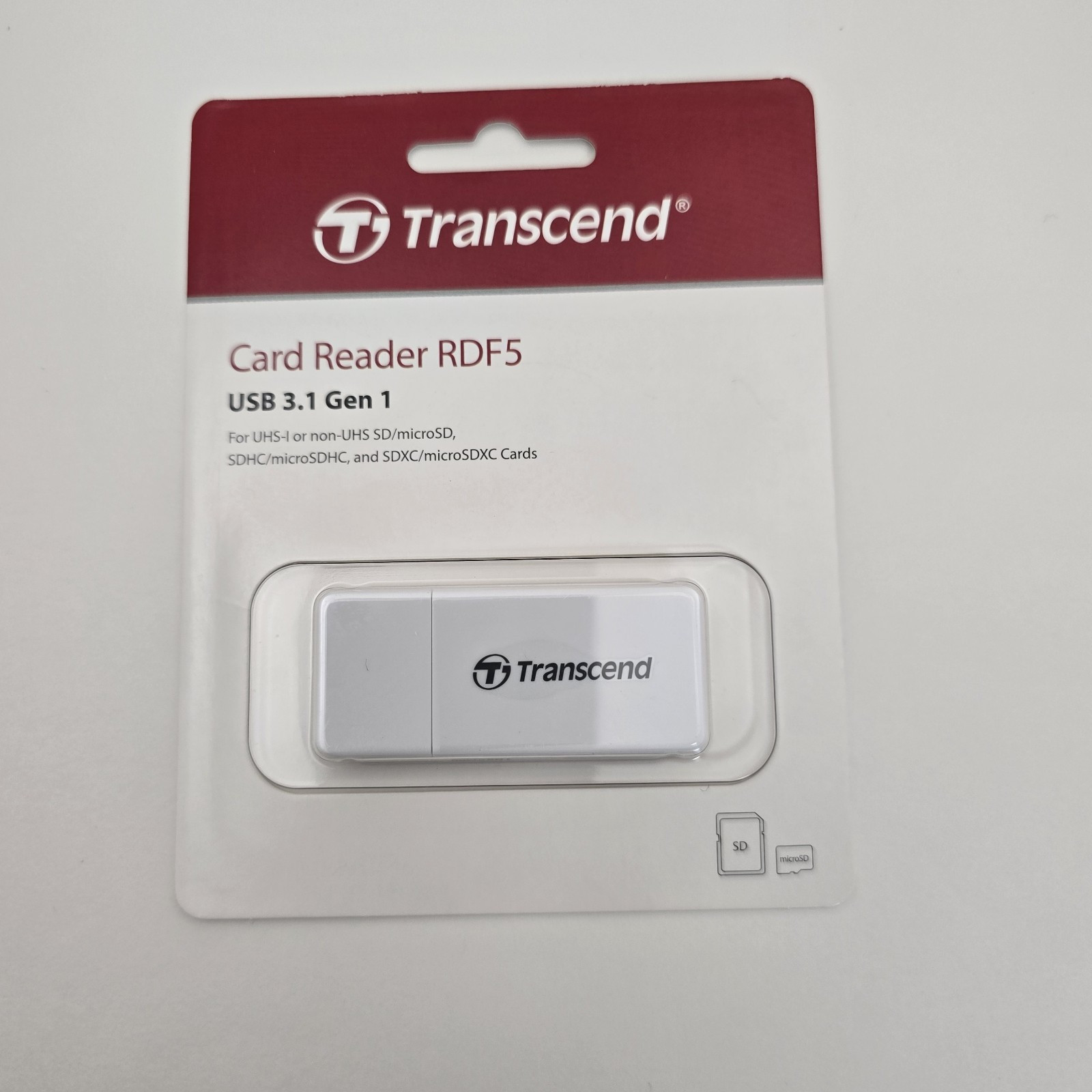 Transcend RDF5 USB 3.1 Card Reader Gen 1