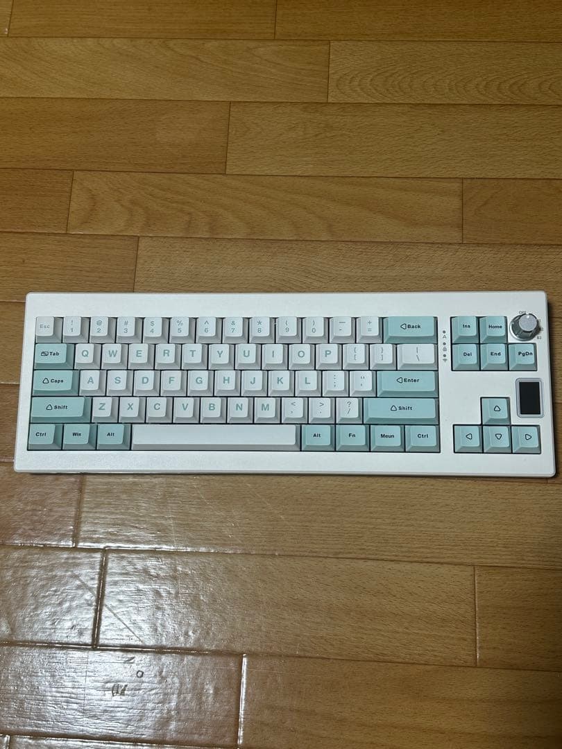 EPOMAKER Shadow-X Gaming Keyboard White Light Blue JP Layout Used Tested