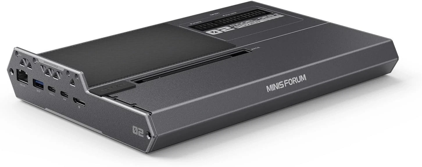 MINISFORUM DEG2 eGPU Docking Station for OCuLink and USB4 V2, (Supports Black