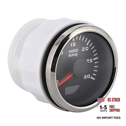 Digital Tachometer, 2In 3000Rpm LCD Display, Anti-Fogging, Waterproof, Easy