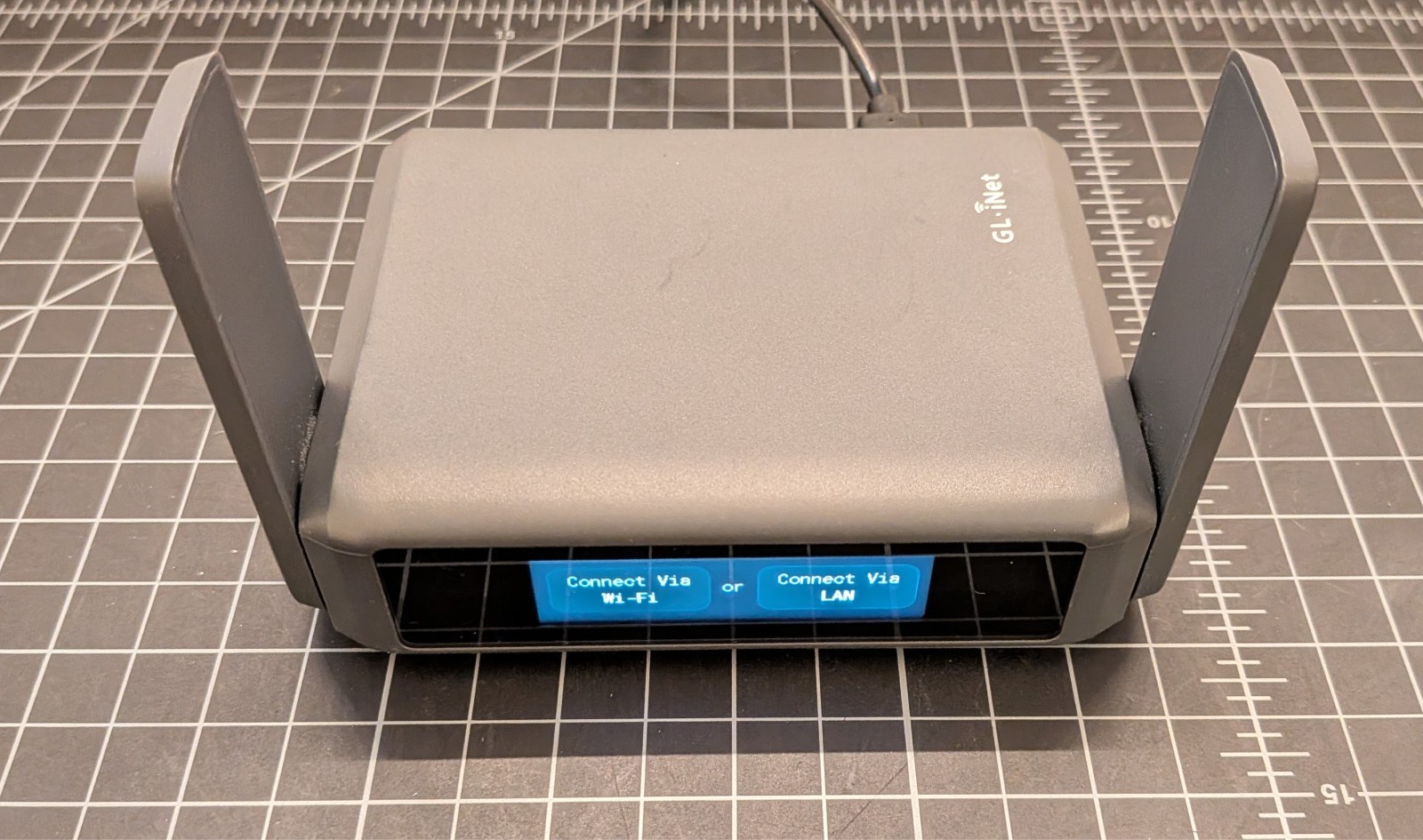 GL.iNet Slate 7 Dual-band Wi-Fi 7 Travel Router (GL-BE3600) - USB C Power