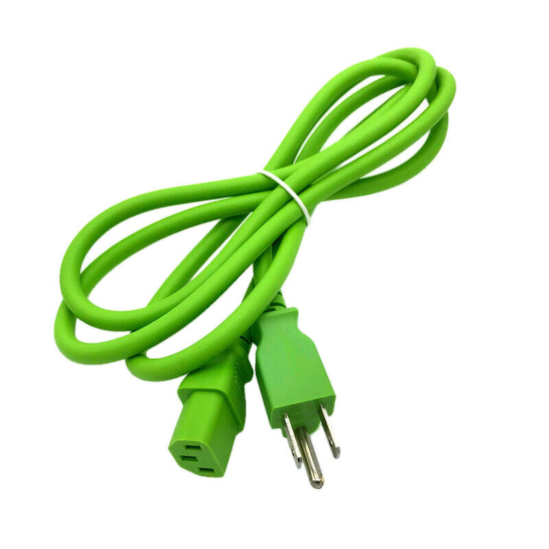 6' Green AC Cable for HP TOUCHSMART 300-1000 300-1000z 300-1007 PC