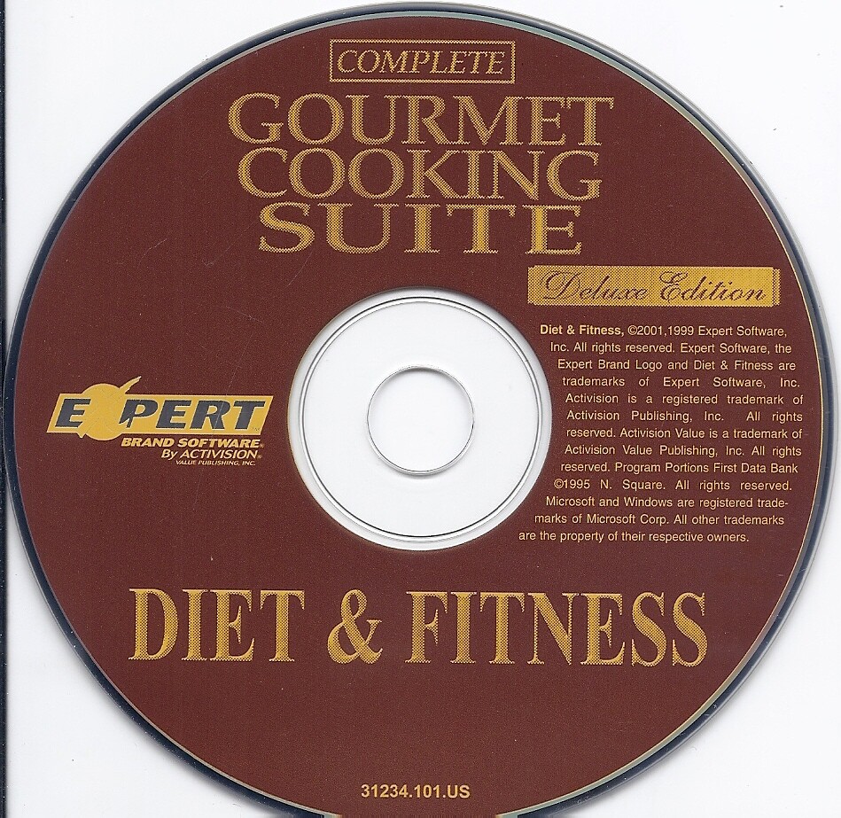 Complete Gourmet Cooking Suite Deluxe Edition - Diet and Fitness CD