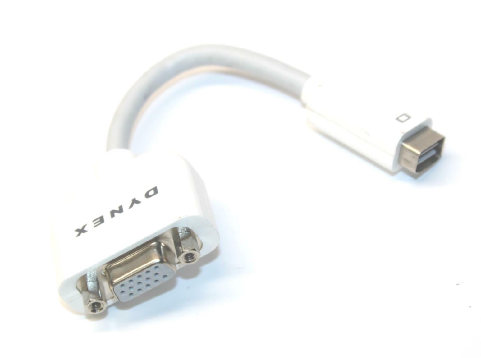 Dynex DX-AP110 Mini DVI to VGA Cable Adapter for Book G4 12" to Asus LCD LED TV