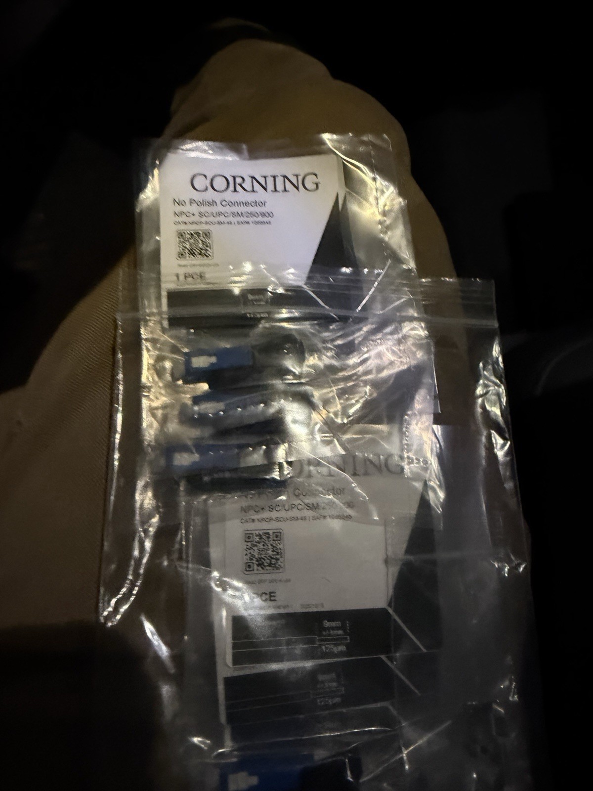Corning NPCP-SCU-48 NPC+ SC/UPC No Polish Fiber Connector 250/900µm 
