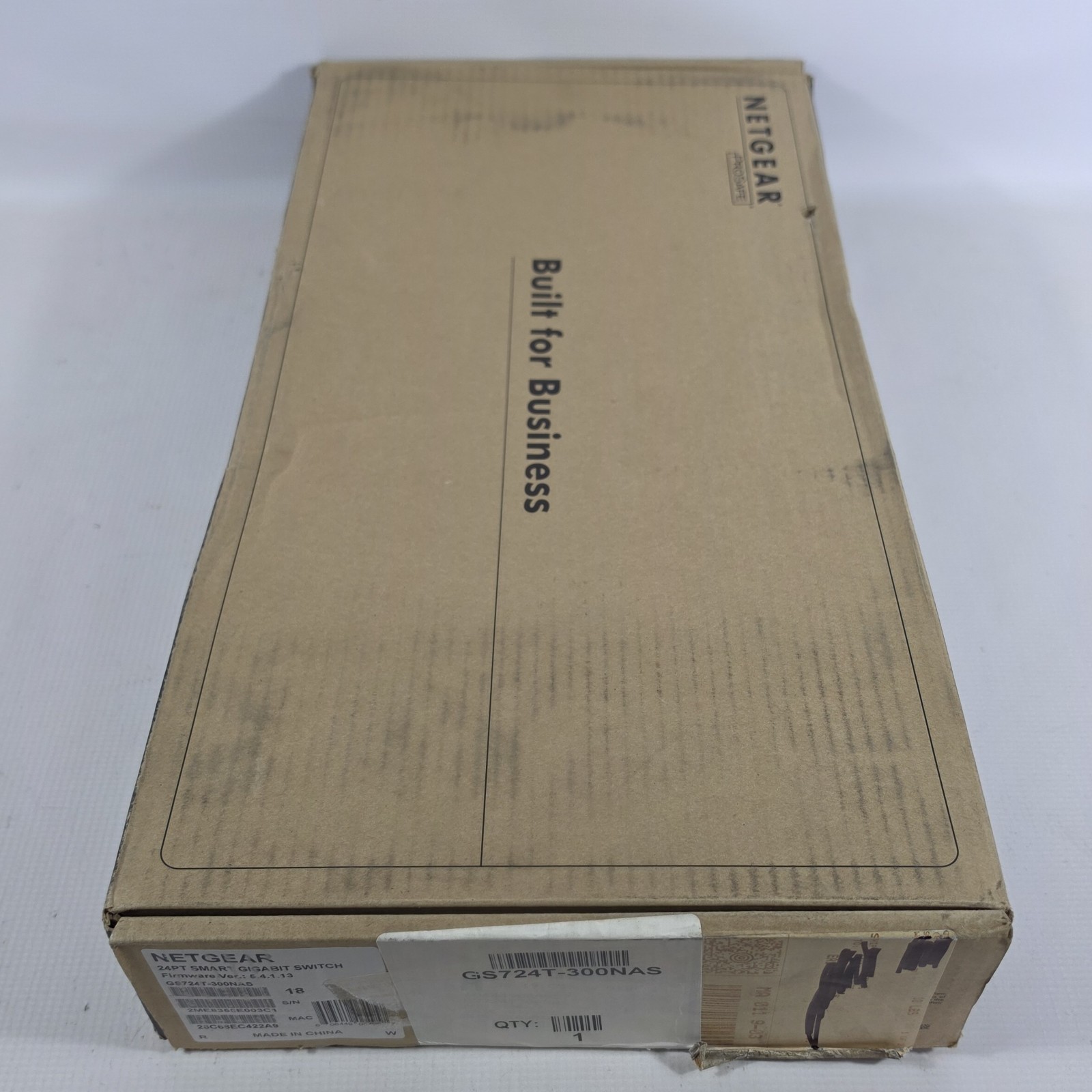 NETGEAR PROSAFE GS724T-300NAS V3 24 PORT GIGABIT SMART ETHERNET SWITCH