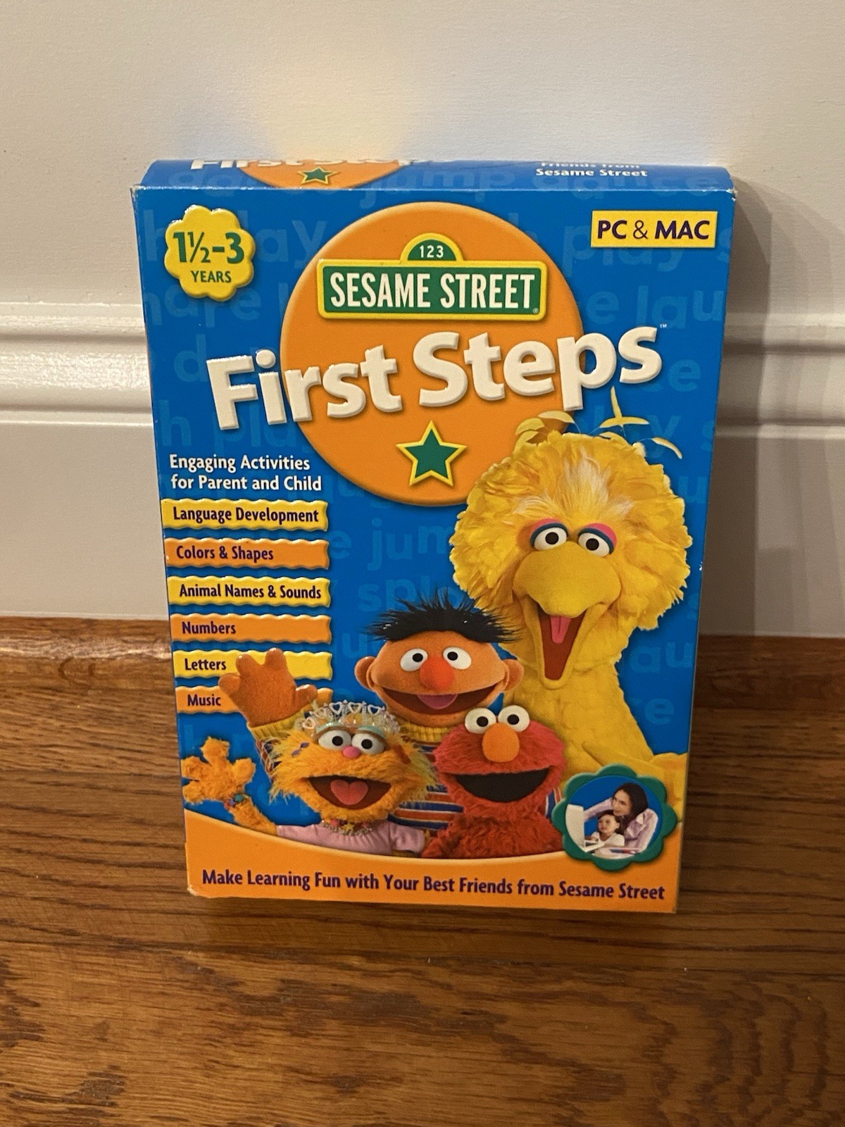 Sesame Street First Steps for Windows PC & MAC Software New Sealed Music Colors