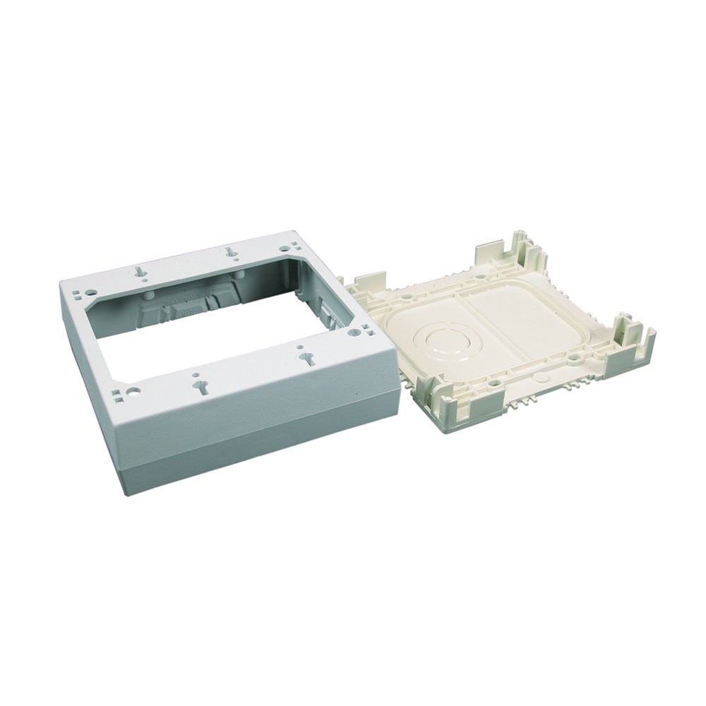 1 PCS Legrand NMW32 White Plastic Raceway 2Gang Deep Outlet Box 13/8 Inch