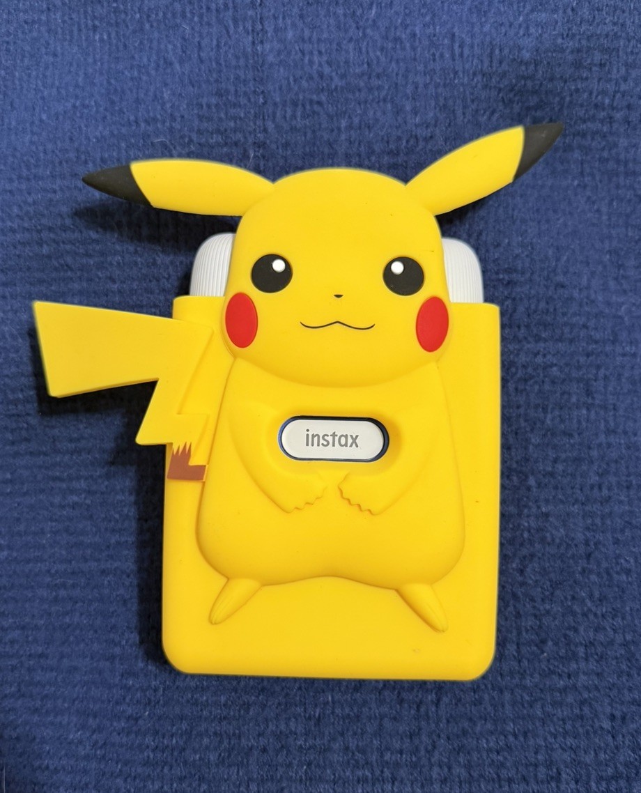 Instax Mini Link Special Edition Ash White Nintendo Switch/Pokemon w/ Pikachu