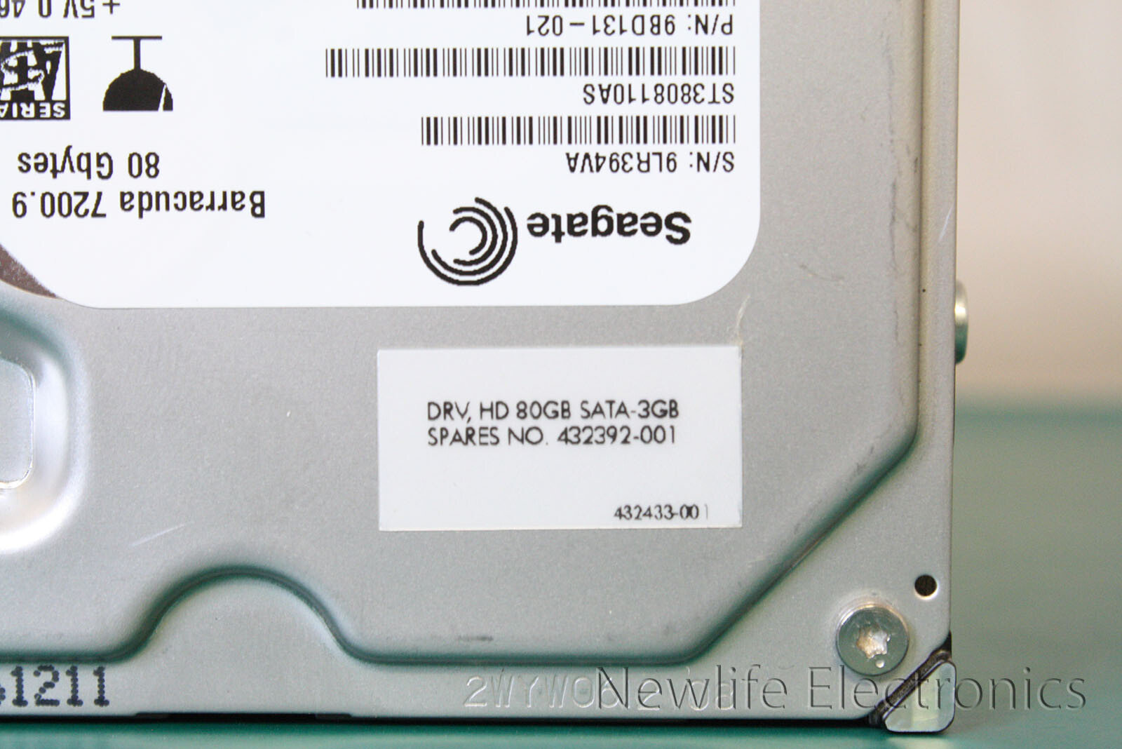 HP 432392-001 80GB 7,200 RPM 3 Gbps 3.5 in. SATA HDD 390821-002