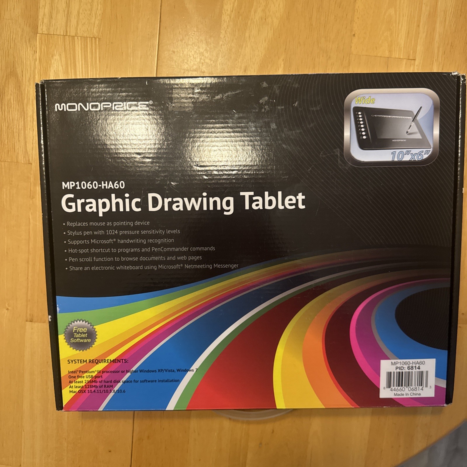 MONOPRICE MP1060-HA60 Graphic Drawing Tablet
