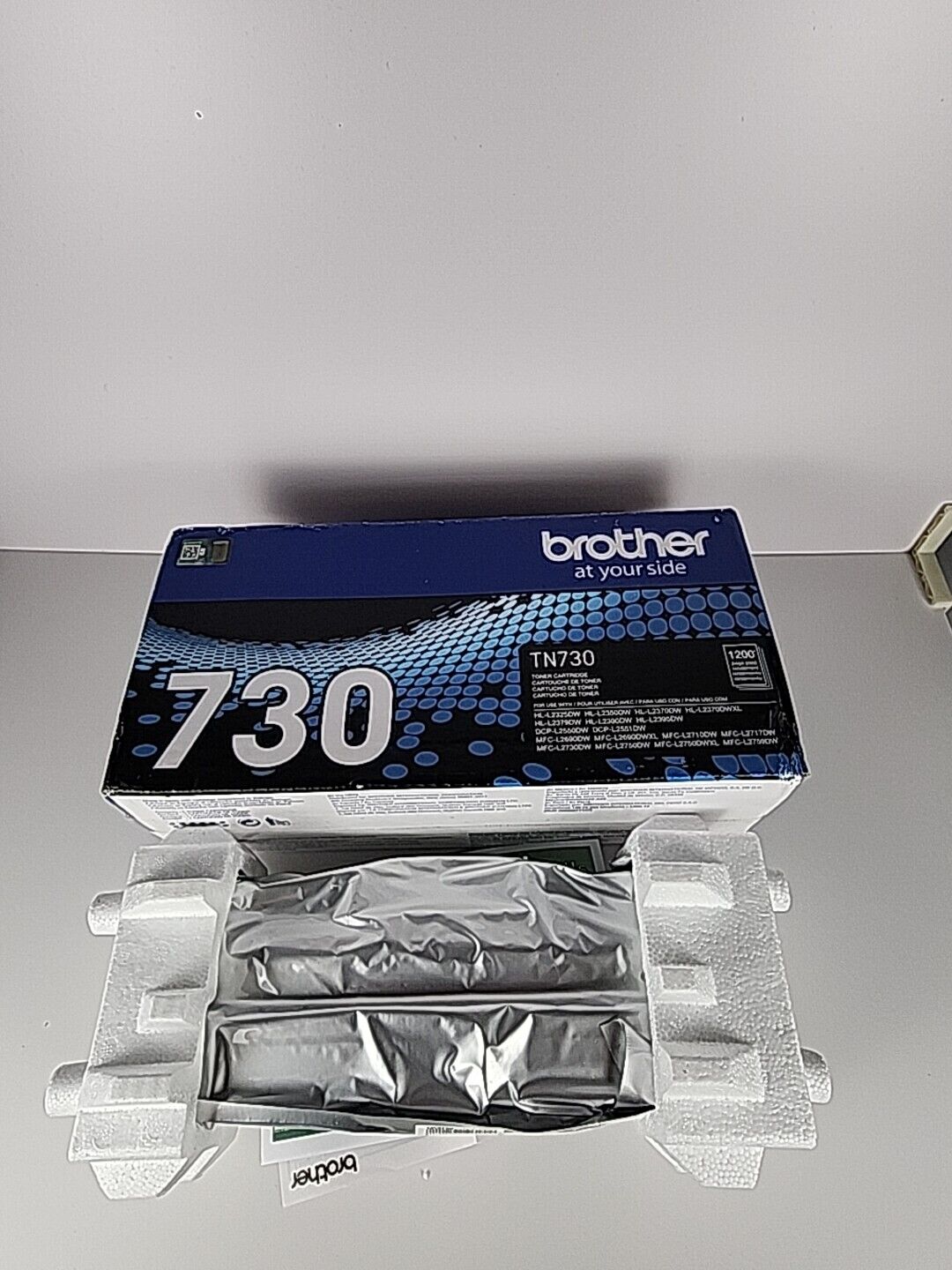BROTHER Genuine TN730 Toner Cartridge