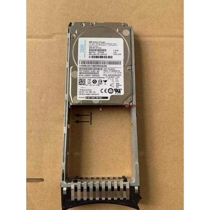 02YC024 02PX589 FOR IBM 02PX740 1.8TB 10K SAS 12Gb/s 2.5'' V5000E Hard Drive HDD