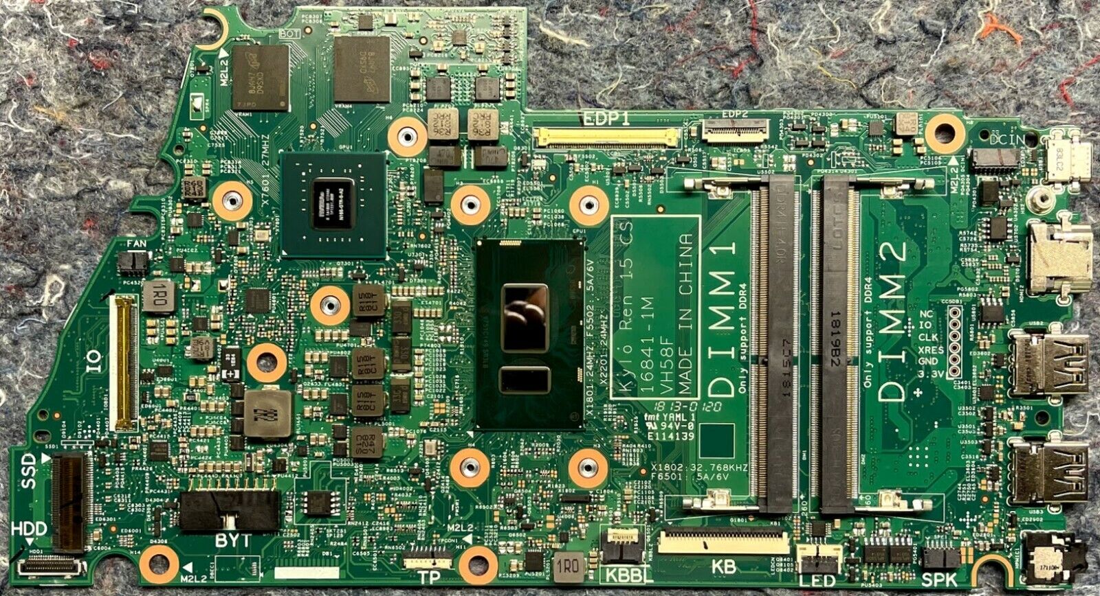 REAL-DEAL Dell Inspiron 15 7570 7573 Motherboard I5-8250U Discrete 0DT41